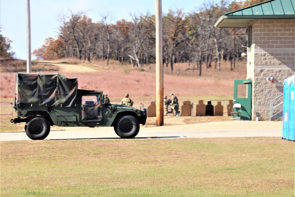 October 2022 training operations at Fort McCoy