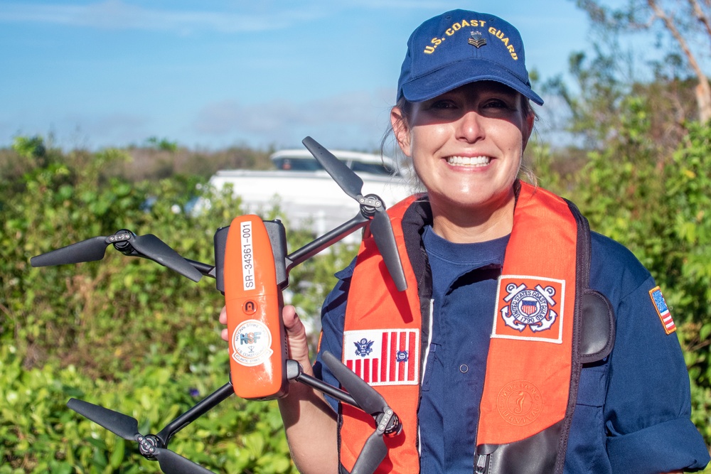 USCG Flies Drone to Assess Possible Pollution Targets from Hurricane Ian