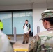 Operations Battalion Chief of Atlanta-Fulton County Emergency Management Agency addresses participants in Exercise Vista Forge