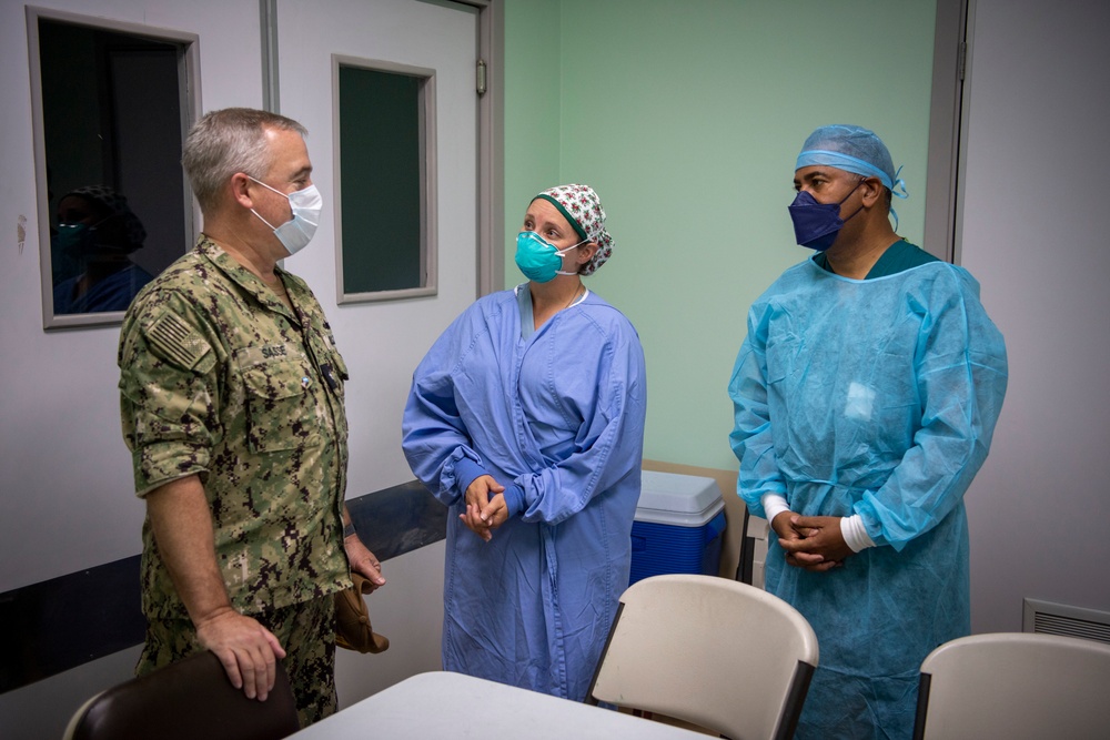 RADM Sasse Visits Sites For CP22 - Honduras