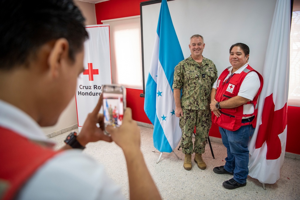 RADM Sasse Visits Sites For CP22 - Honduras