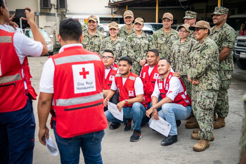 RADM Sasse Visits Sites For CP22 - Honduras