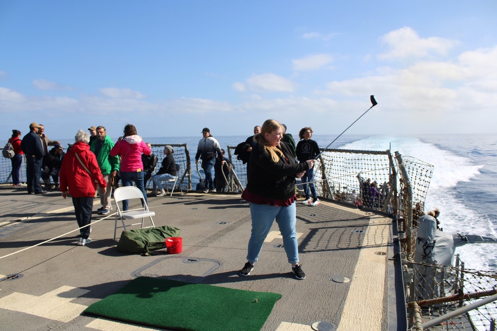 USS Lake Champlain (CG 57) Conducts Family Day Cruise