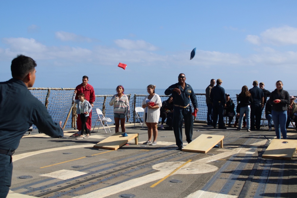 USS Lake Champlain (CG 57) Conducts Family Day Cruise