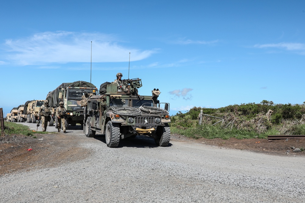 8th MP BDE conduct security and escort duties for 25th ID during JPMRC23