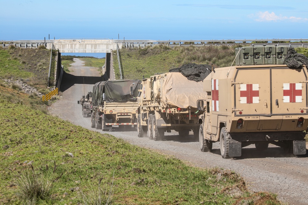 8th MP BDE conduct security and escort duties for 25th ID during JPMRC23