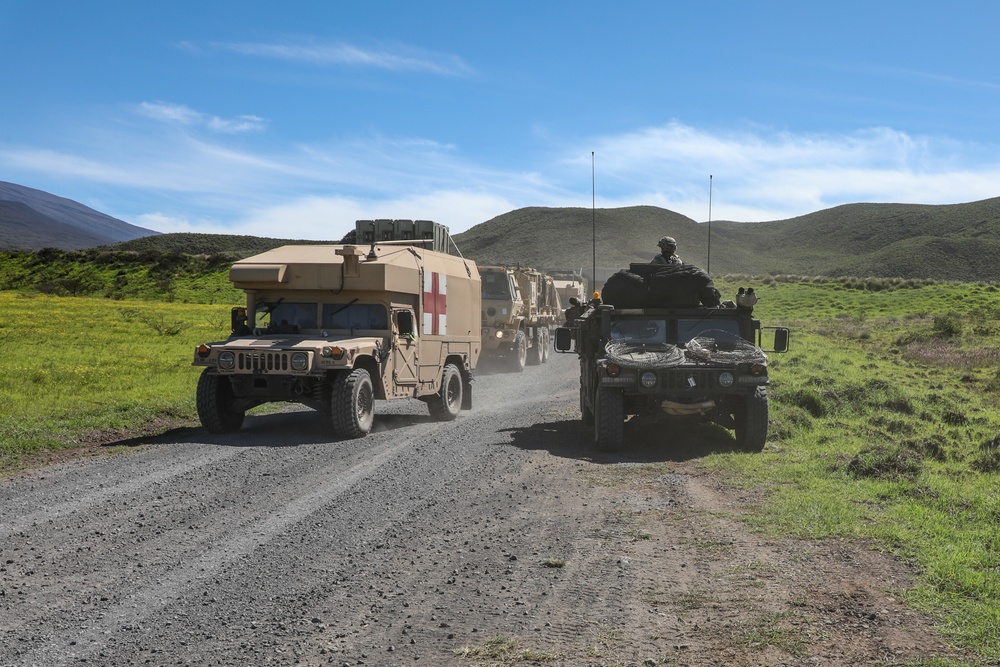 8th MP BDE conduct security and escort duties for 25th ID during JPMRC23