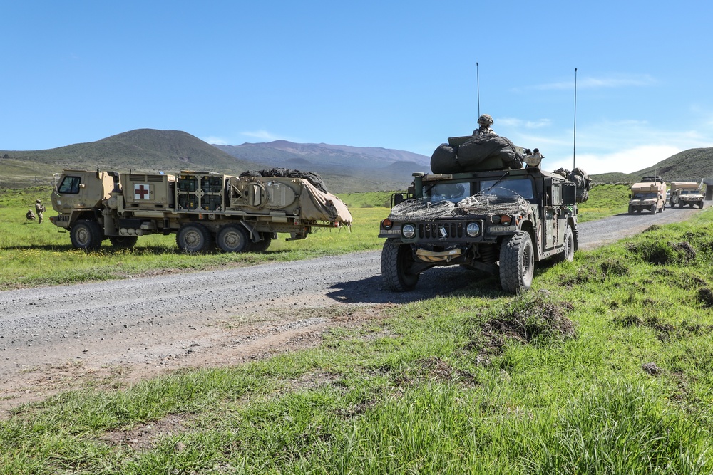 8th MP BDE conduct security and escort duties for 25th ID during JPMRC23