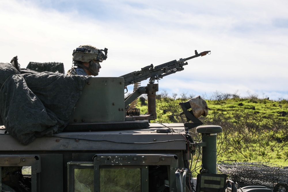 8th MP BDE conduct security and escort duties for 25th ID during JPMRC23