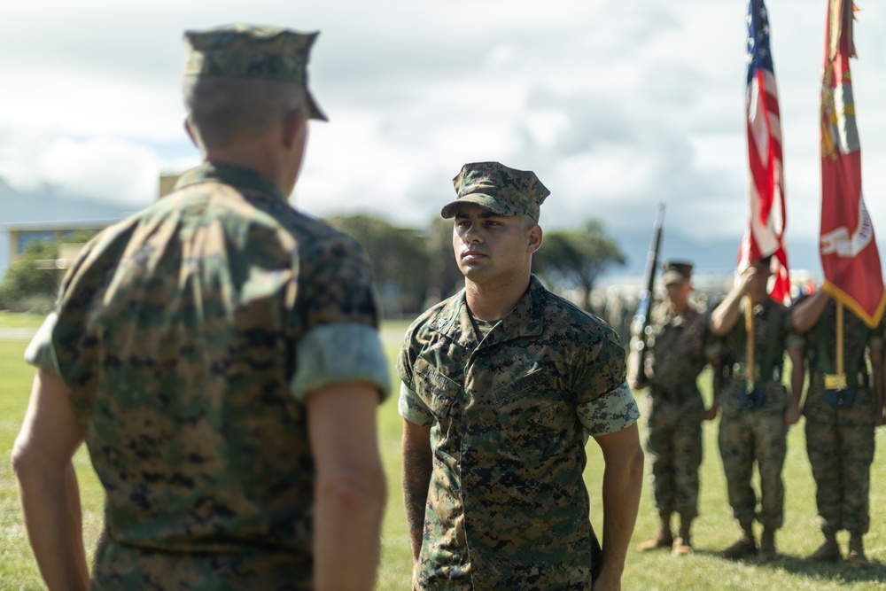 Cpl. Robert Farmer Awarded Navy and Marine Corps Medal