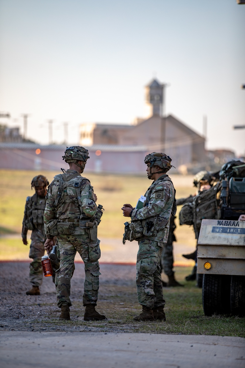 Paratroopers Control Hold of JRTC City