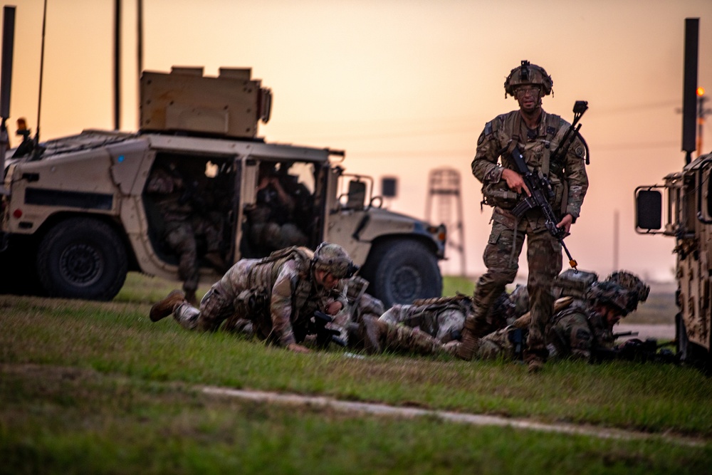 Paratroopers Control Hold of JRTC City