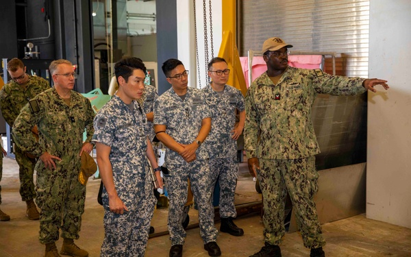 Republic of Singapore Navy Tours the Emergent Repair Facility