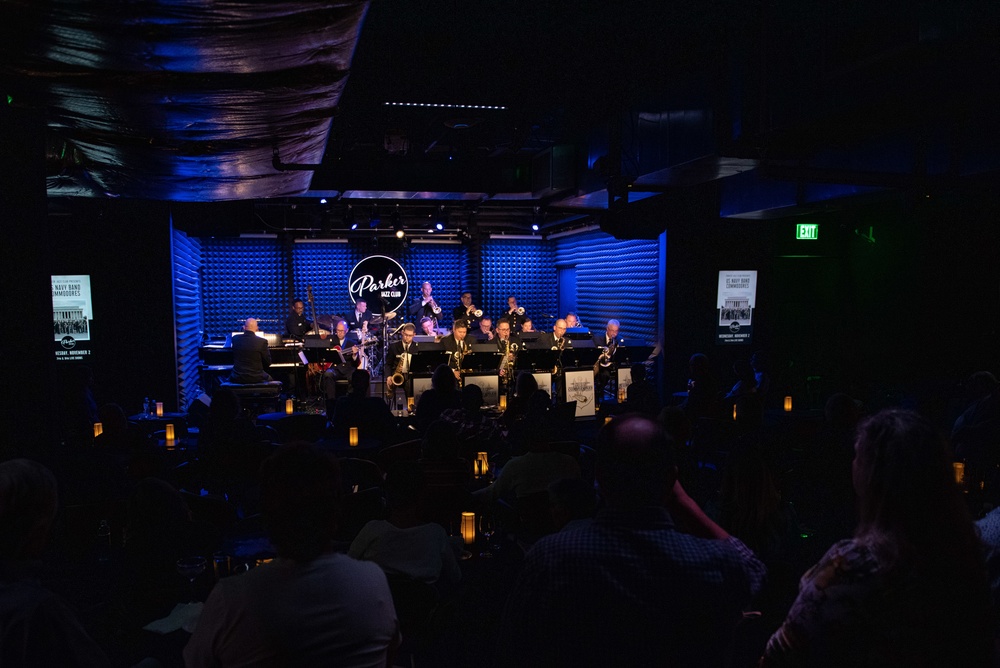 United States Navy Band Commodores perform at Parker Jazz Club in Austin, Texas.