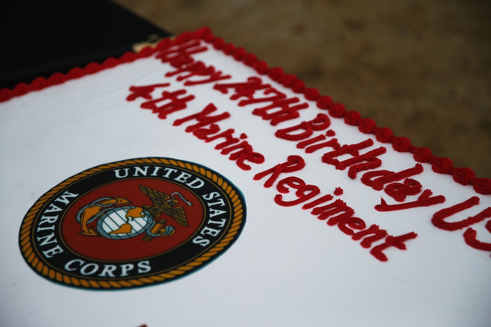 4th Marines Celebrate U.S. Marine Corps' 247th Birthday