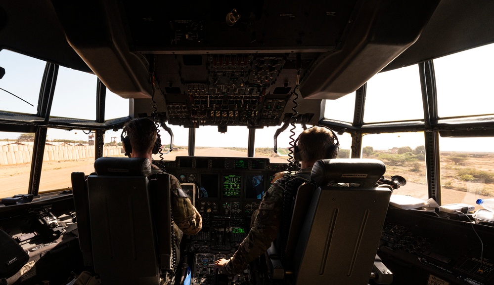 81st ERQS conducts routine flight operations with HOA AOR