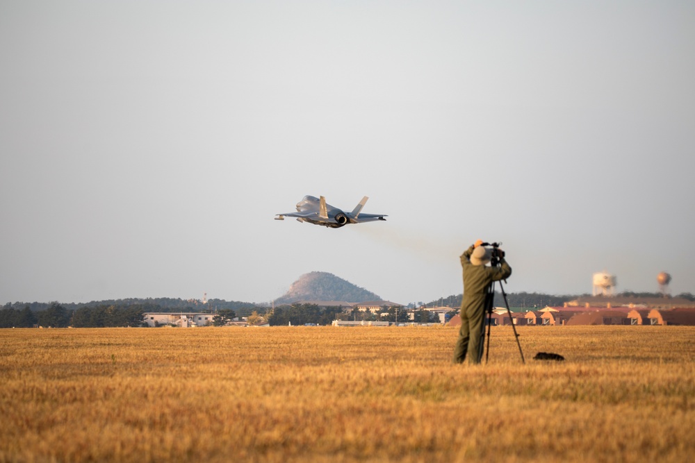 VMFA-242 Take Off From Korea