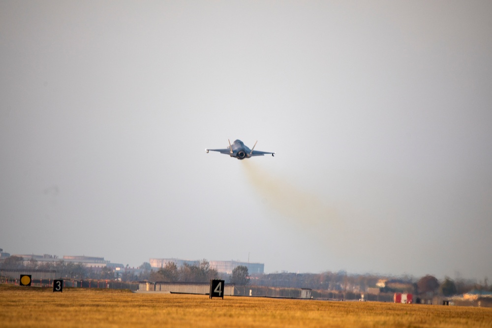 VMFA-242 Take Off From Korea