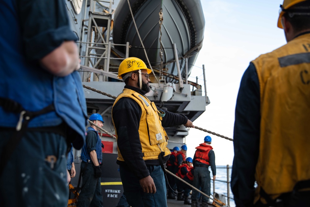 USS Normandy Deploys with the Gerald R. Ford Carrier Strike Group