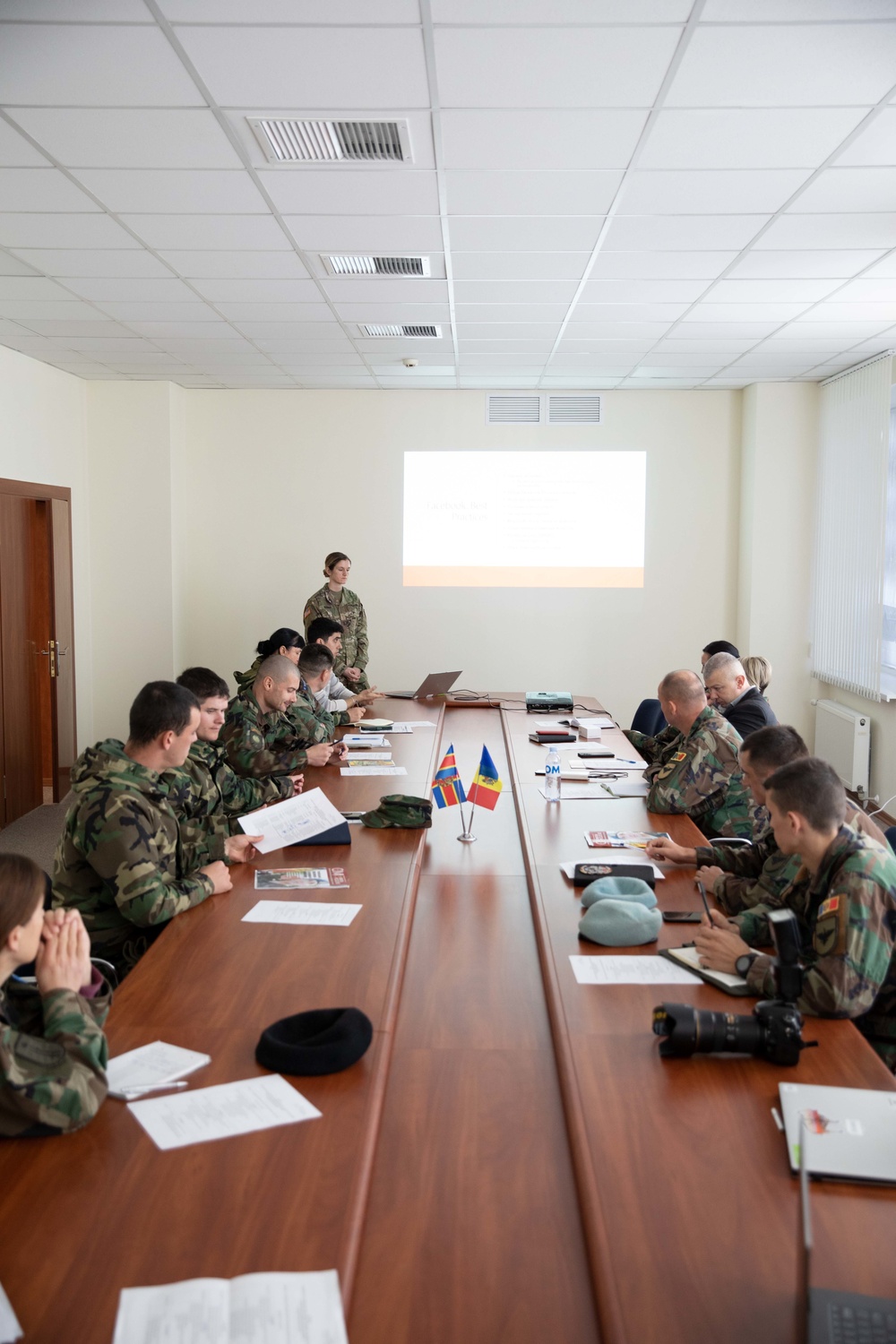 SOCEUR trains with Moldovan public affairs