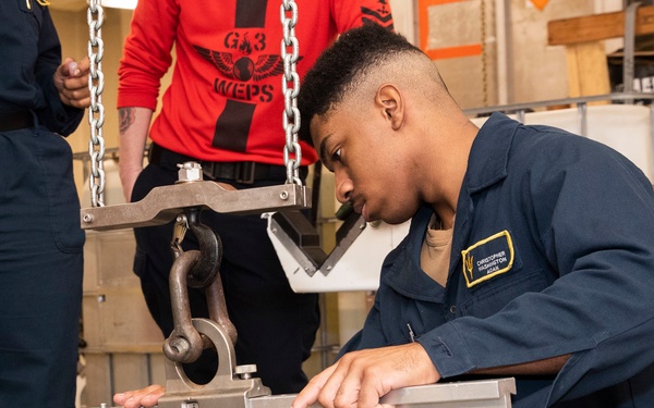 USS Tripoli Ordnance Movement