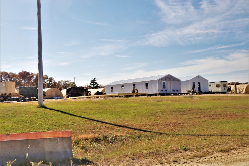 Army Reserve combat engineers with 461st Engineer Company support Fort McCoy troop project