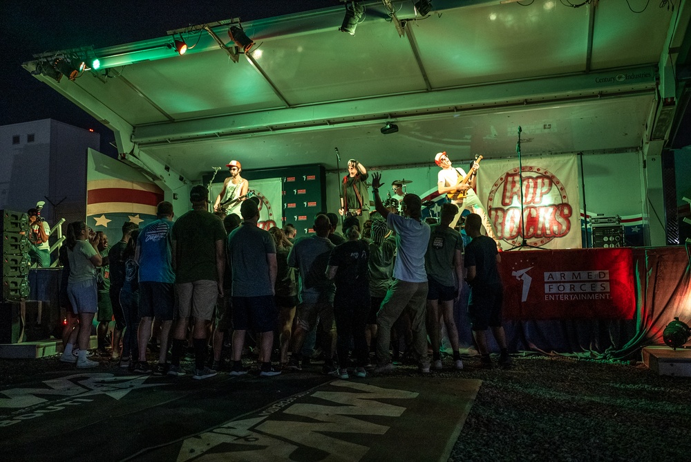 Pop ROCKS visit Camp Lemonnier Pop ROCKS visit Camp Lemonnier