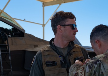 Joint Teams Conduct First F-22 In-Flight Tests for Aircrew CBRN Protection