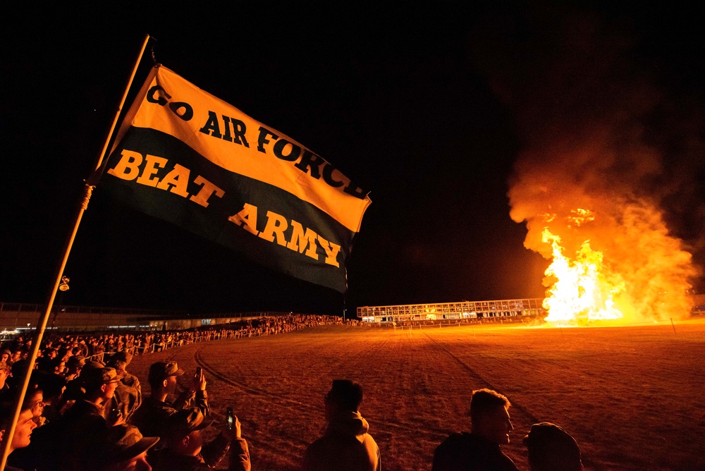 USAFA Spirit Rally Bonfire 2022