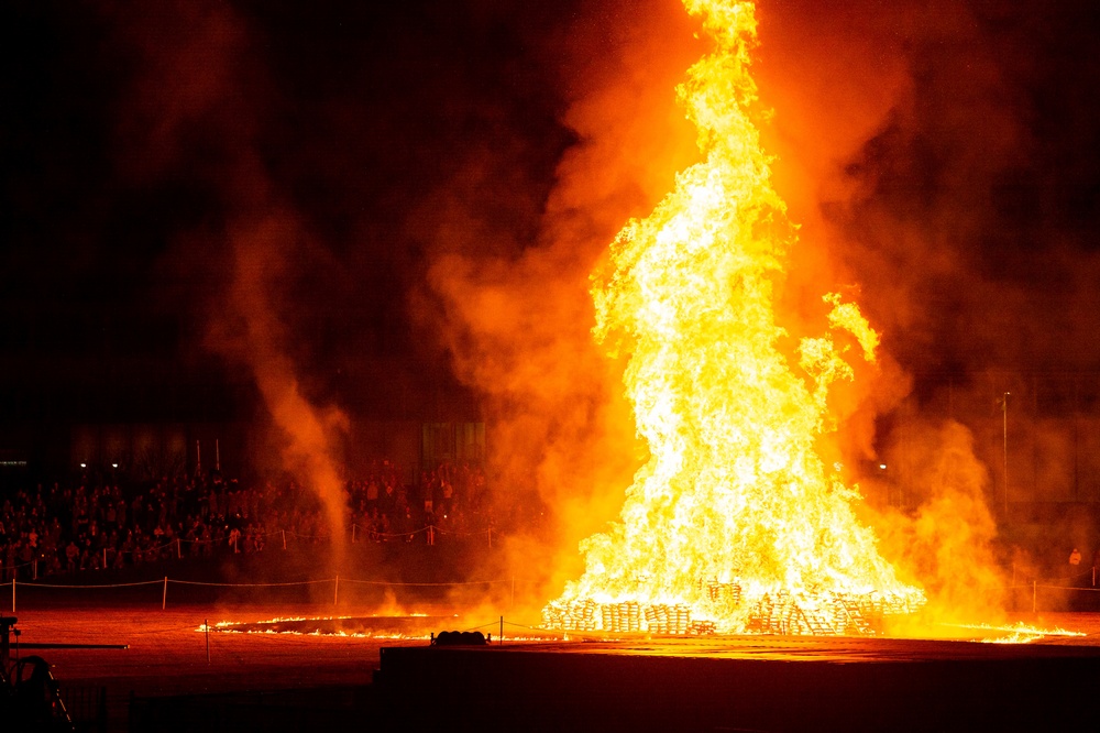 USAFA Spirit Rally Bonfire 2022