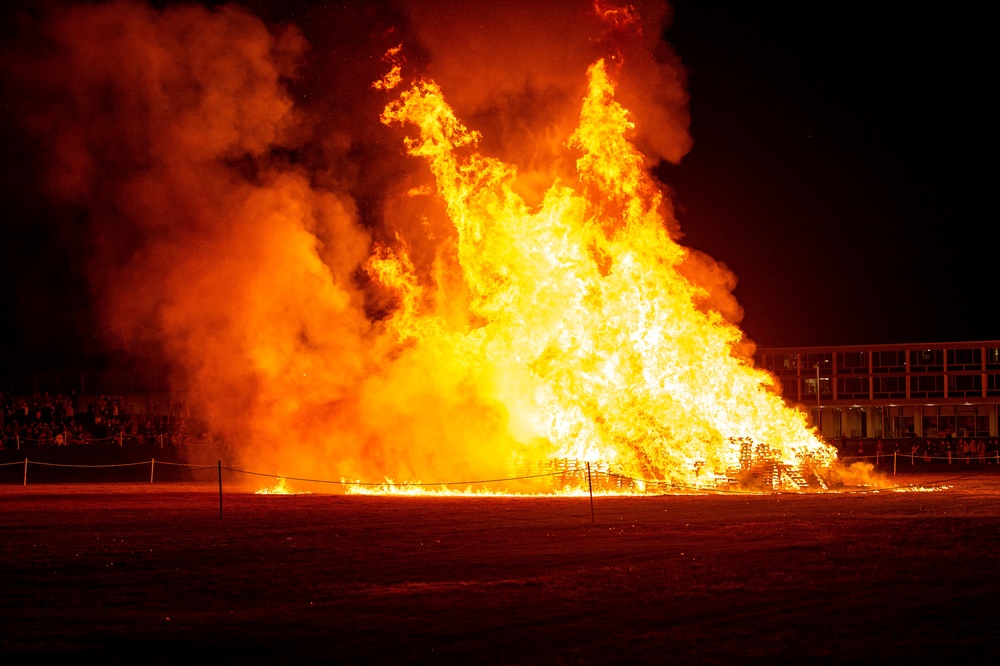 USAFA Spirit Rally Bonfire 2022