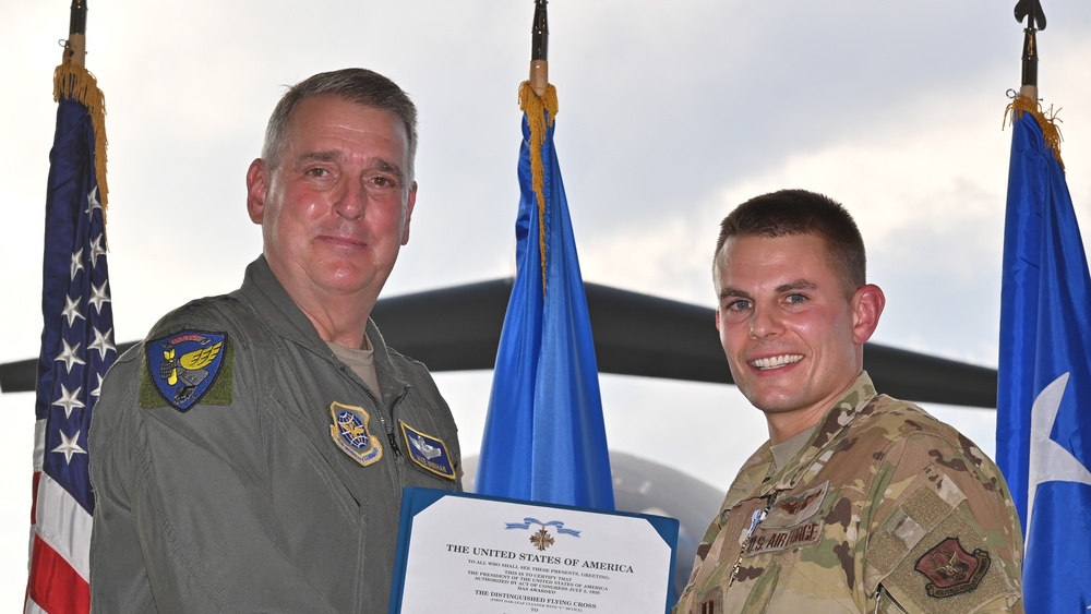 514th AMW Airmen receive award for distinguished flying cross