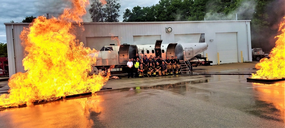 Fort McCoy firefighters regularly train to improve skills