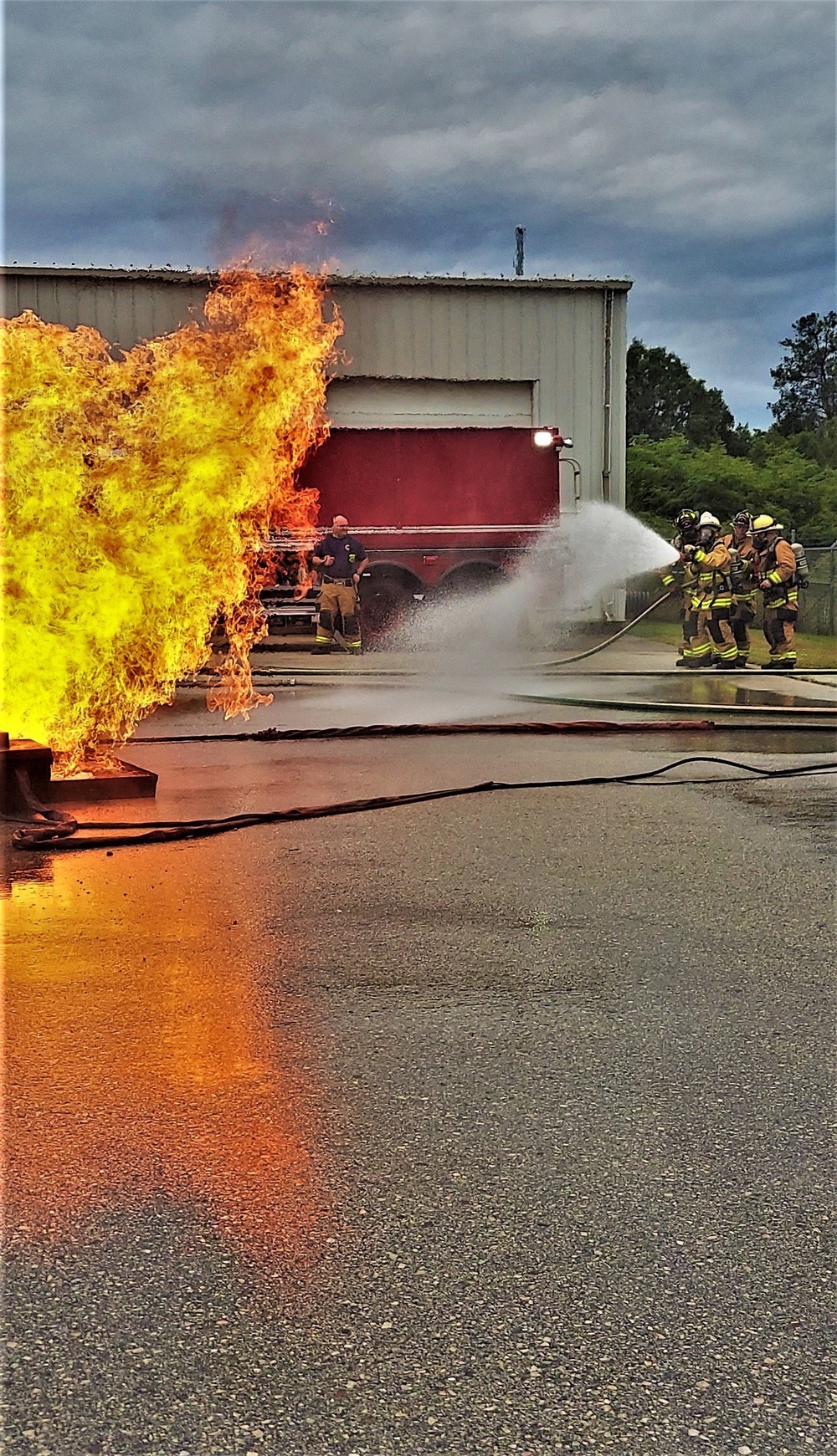 Fort McCoy firefighters regularly train to improve skills