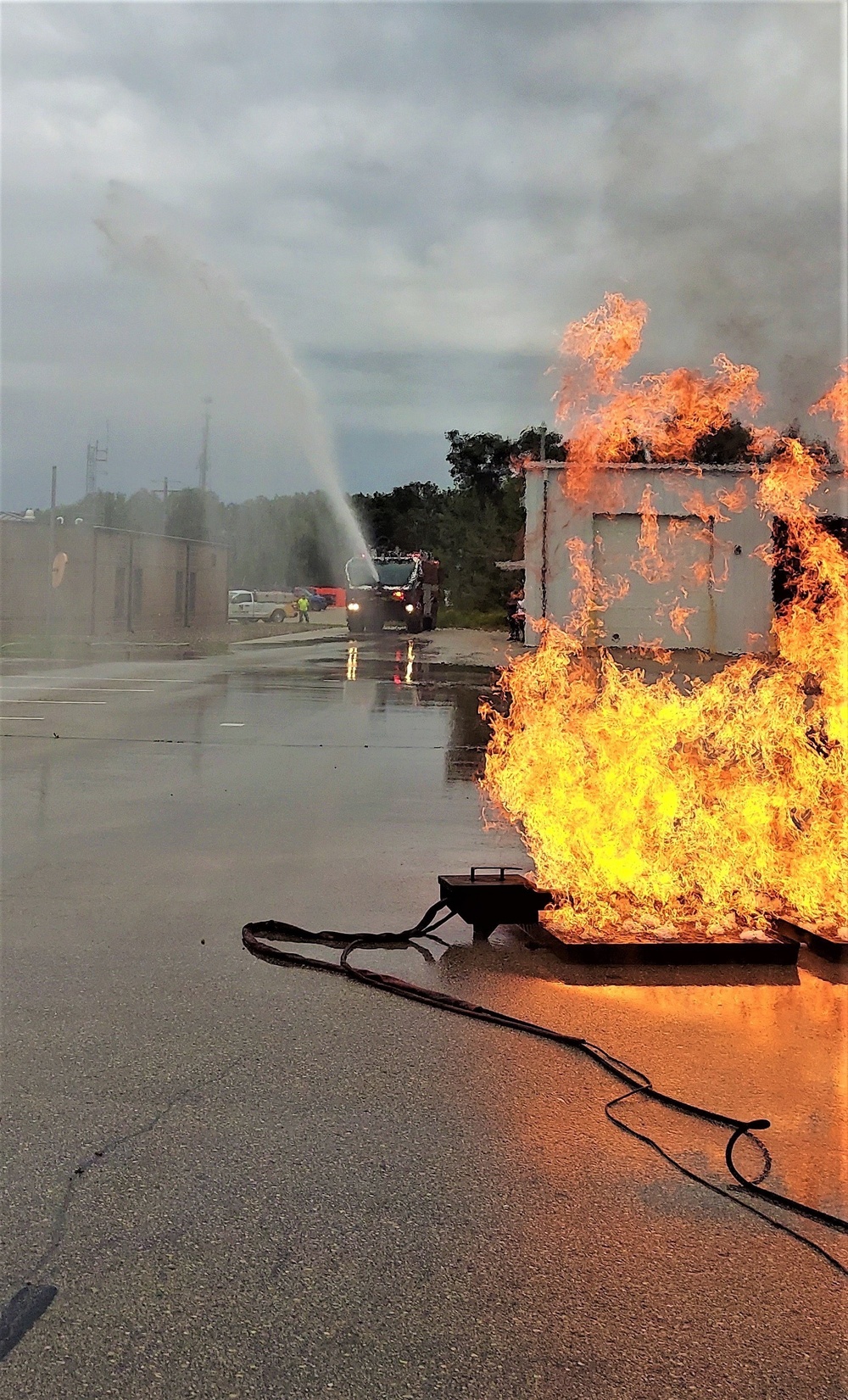 Fort McCoy firefighters regularly train to improve skills