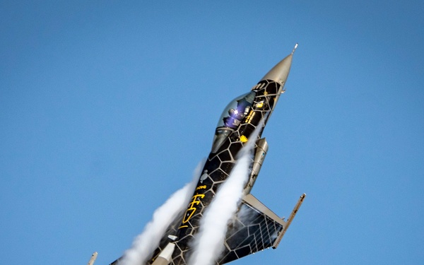 F-16 Viper Demo Team performs at the NAS Oceana Air Show