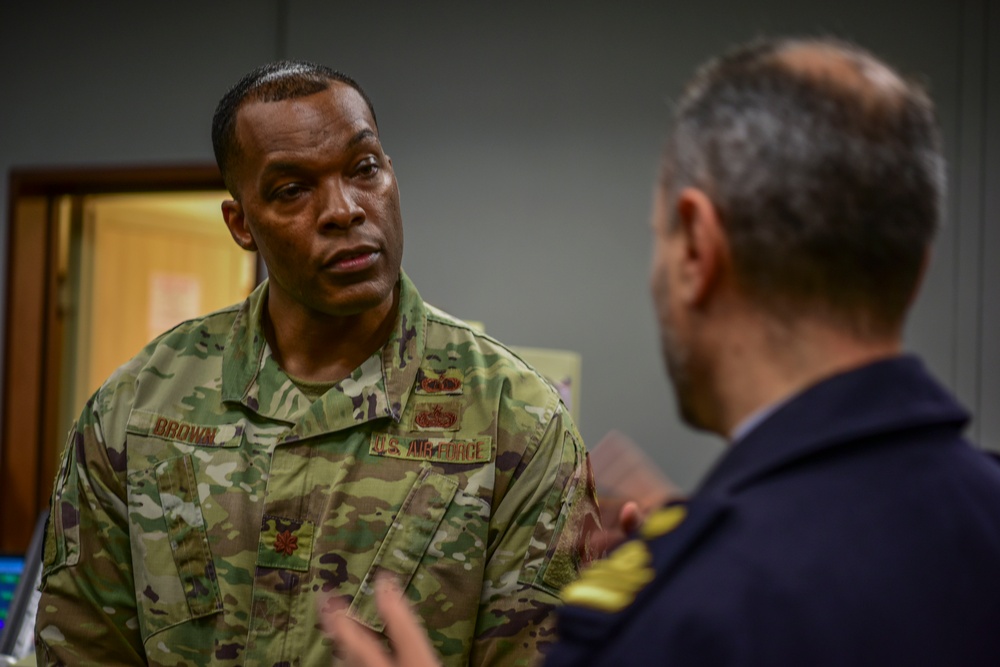Padova Center leadership visits 31st FW airspace resources to further facilitate cohesion