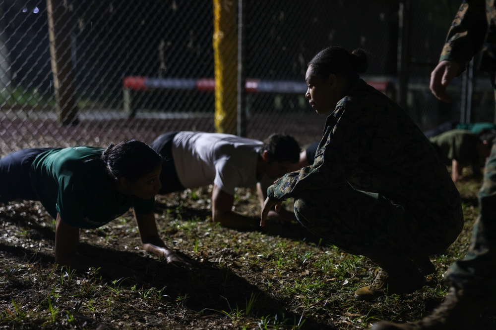 Marine Officer Program function at Jacksonville University