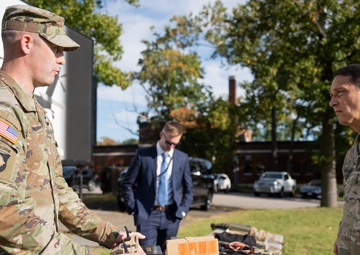 Lt. Gen. Robert Marion Receives Demonstration on CWB