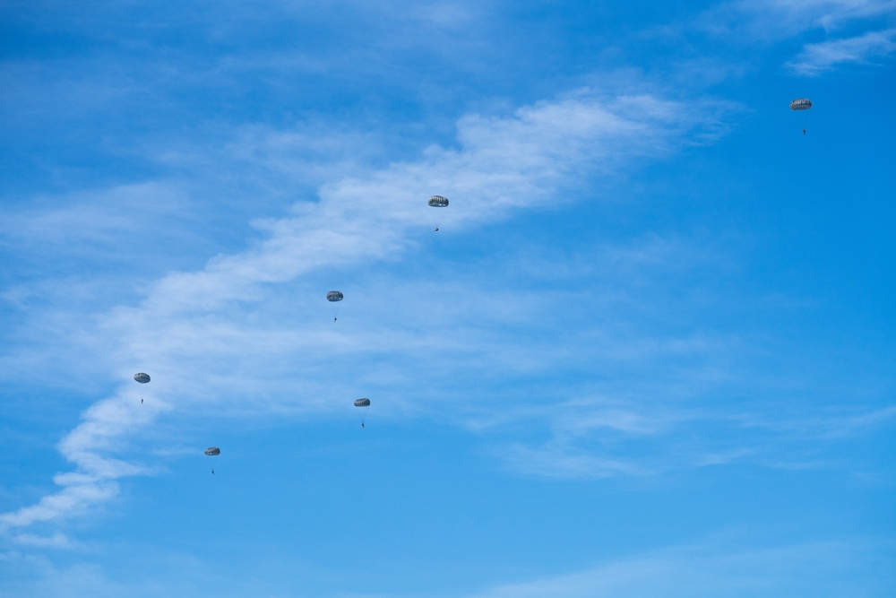 Joint special operations forces conduct freefall operation at MacDill