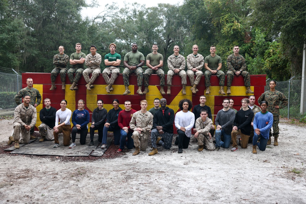 Marine Officer Program function at Jacksonville University