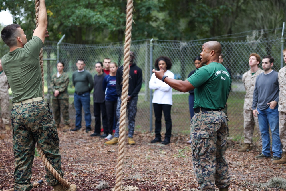 Marine Officer Program function at Jacksonville University