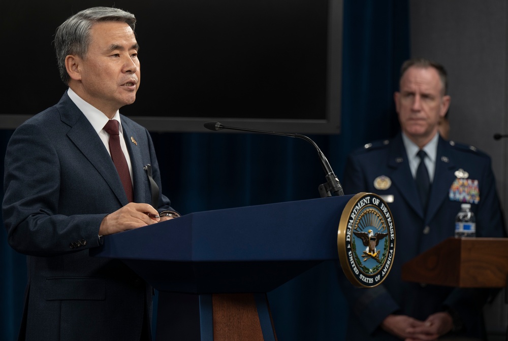 SECDEF and South Korean Minister of Defense Conduct Press Conference