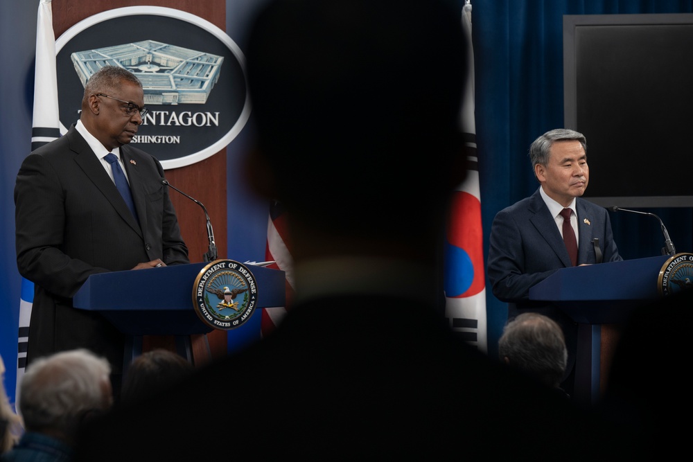 SECDEF and South Korean Minister of Defense Conduct Press Conference