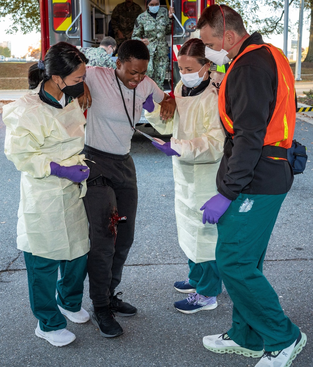 Code Green: Mass Casualty Exercise Tests WRNMMC’s Response Readiness