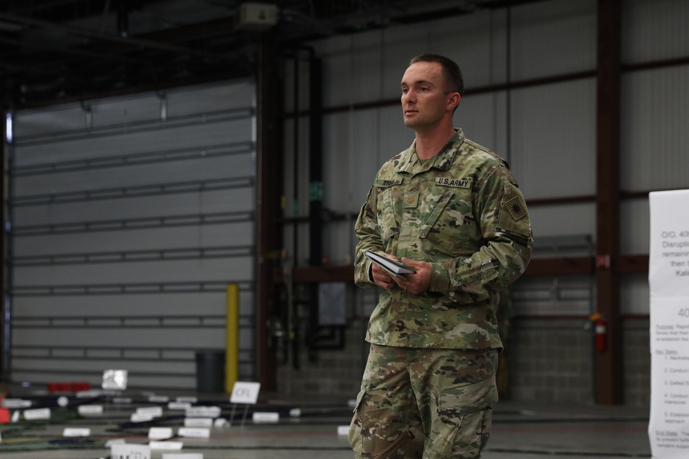 40th ID executes Combined Arms Rehearsal with 18th Airborne Corps