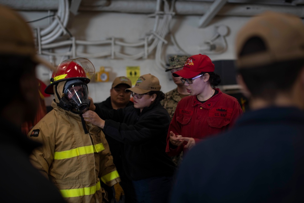 Bataan Sailors Work