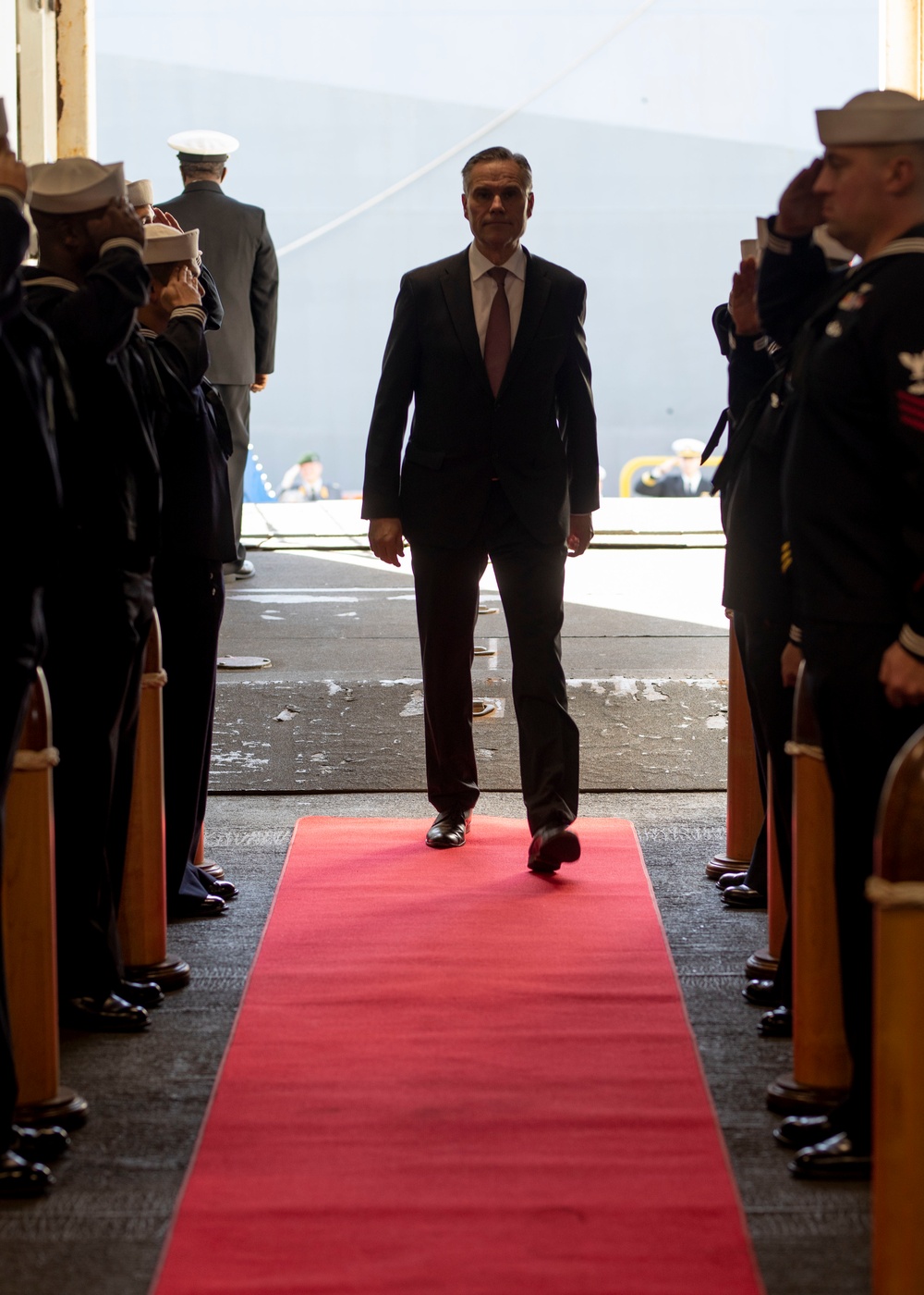 Swedish and Finnish Ambassadors Visit USS Bataan