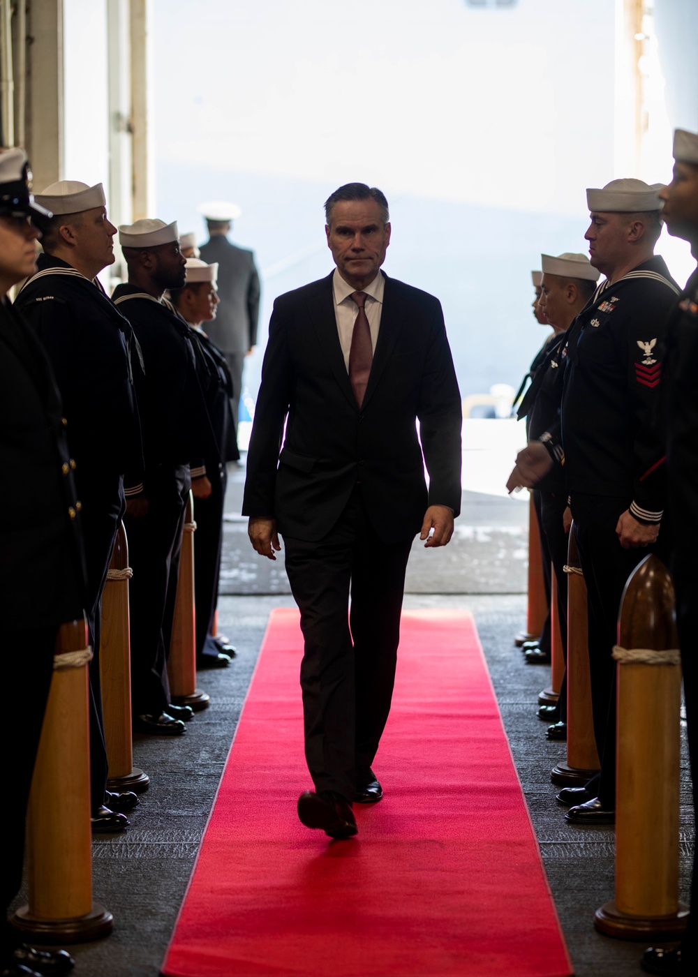 Swedish and Finnish Ambassadors Visit USS Bataan
