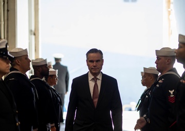 Swedish and Finnish Ambassadors Visit USS Bataan